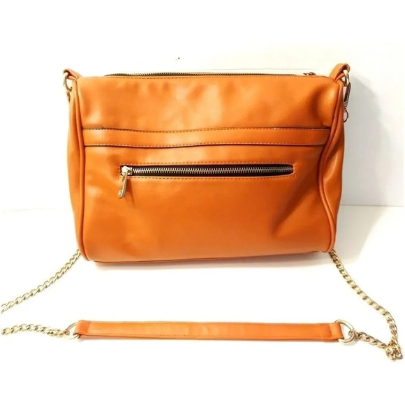 MMS DESIGN STUDIO STUDDED SHOULDER BAG - CARAMEL - Picture 7 of 8
